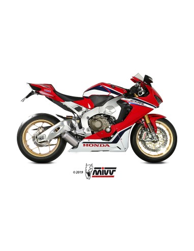 MIVV SLIP-ON MK3 ST. STEEL HONDA CBR 1000 RR 2017-19