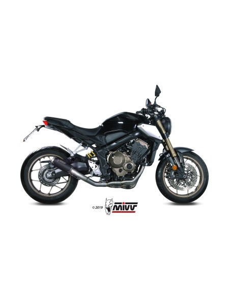 MIVV FULL SYSTEM 4X2X1 MK3 BLACK HONDA CB 650 R / CBR 650 R 2019-23