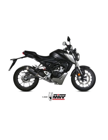 MIVV FULL SYSTEM 1X1 GP PRO BLACK HONDA CB 125 R 2018-20