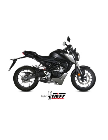 MIVV FULL SYSTEM 1X1 MK3 BLACK HONDA CB 125 R 2018-20