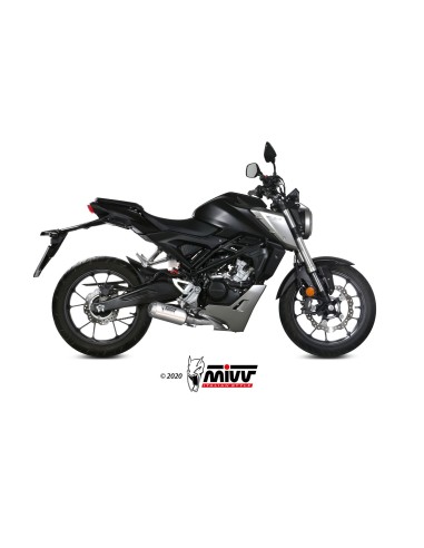 MIVV FULL SYSTEM 1X1 MK3 ST. STEEL HONDA CB 125 R 2018-20
