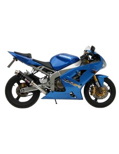 MIVV SLIP-ON GP BLACK KAWASAKI ZX-6 RR / ZX-6 R 636 2003-04