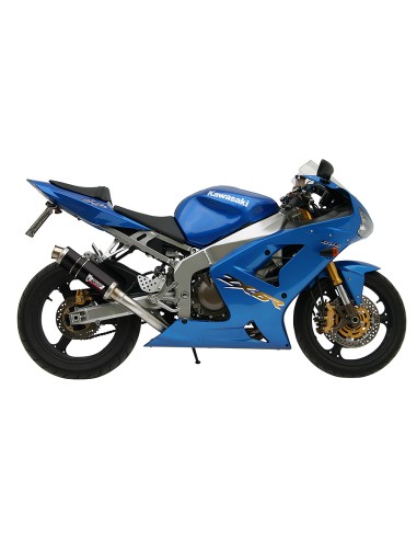 MIVV SLIP-ON GP BLACK KAWASAKI ZX-6 RR / ZX-6 R 636 2003-04