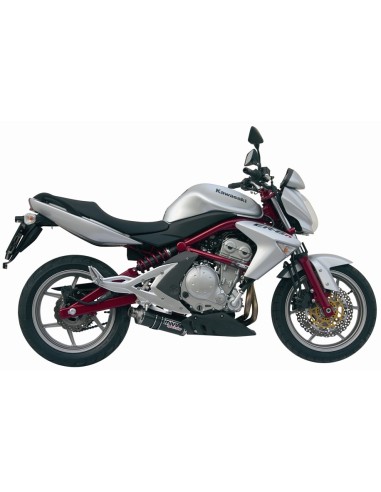 MIVV SLIP-ON OVAL CARBONO KAWASAKI ER-6N / F 2005-11 / VERSYS 650 2006-14