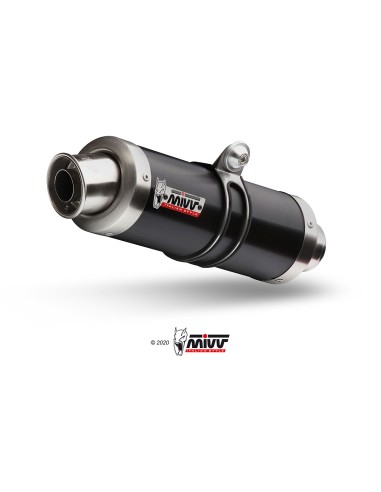 MIVV SLIP-ON GP BLACK KAWASAKI NINJA 250R 2008-13