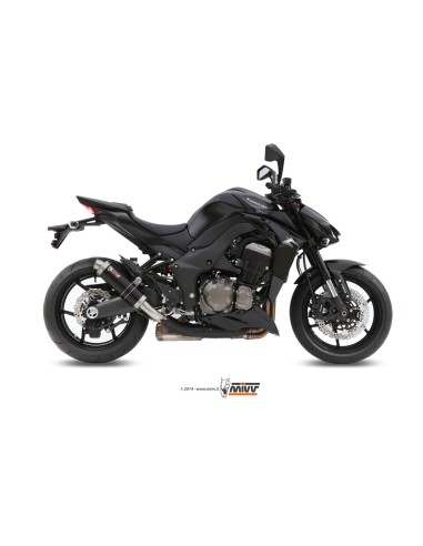 MIVV 2 SLIP-ON GP BLACK KAWASAKI Z1000 / Z1000 R EDITION 2014-20
