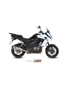 MIVV SLIP-ON OVAL TITAN CON TAPA CARBONO KAWASAKI VERSYS 1000 2015-18