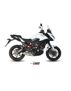 MIVV FULL SYSTEM 2X1 OVAL ST. STEEL KAWASAKI VERSYS 650 2015-22