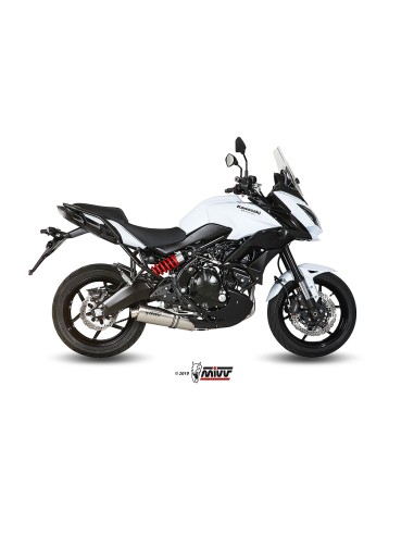 MIVV FULL SYSTEM 2X1 OVAL ST. STEEL KAWASAKI VERSYS 650 2015-22