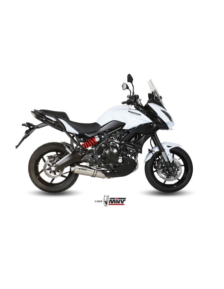 MIVV FULL SYSTEM 2X1 OVAL ST. STEEL KAWASAKI VERSYS 650 2015-22