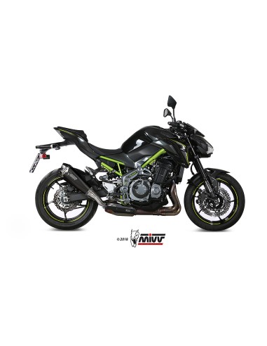 MIVV SLIP-ON DELTA RACE BLACK KAWASAKI Z900 2017-19 / Z900 A2 (35 KW / 70 KW) 2017-24