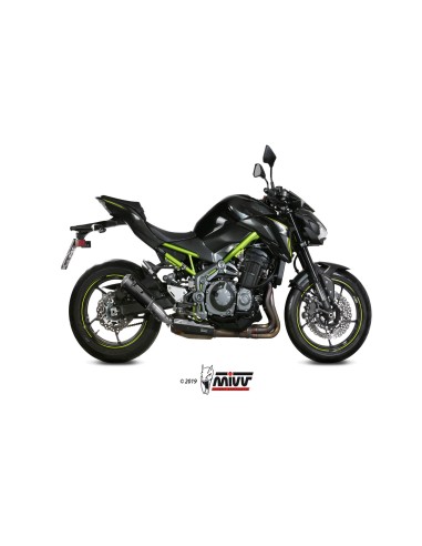 MIVV SLIP-ON MK3 CARBONO KAWASAKI Z900 2017-23