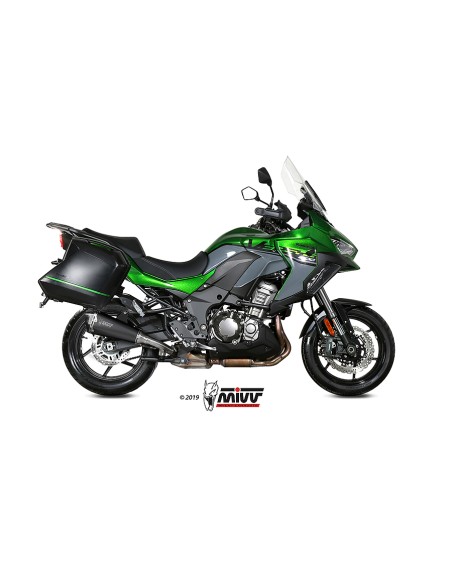 MIVV SLIP-ON DELTA RACE BLACK KAWASAKI VERSYS 1000 / S / SE 2019-24
