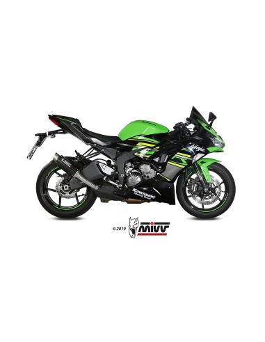 MIVV SLIP-ON GP PRO CARBONO KAWASAKI ZX-6 R 636 2019-20