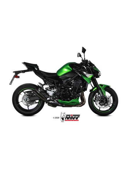 MIVV SLIP-ON DOUBLE GUN BLACK KAWASAKI Z900 2020-24