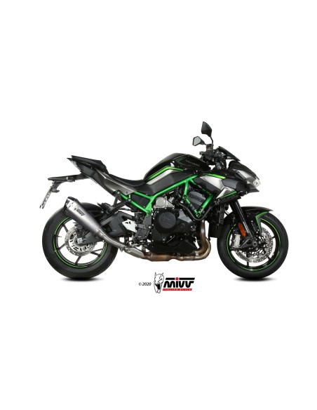 MIVV SLIP-ON DELTA RACE ST. STEEL KAWASAKI Z H2 / SE 2020-24