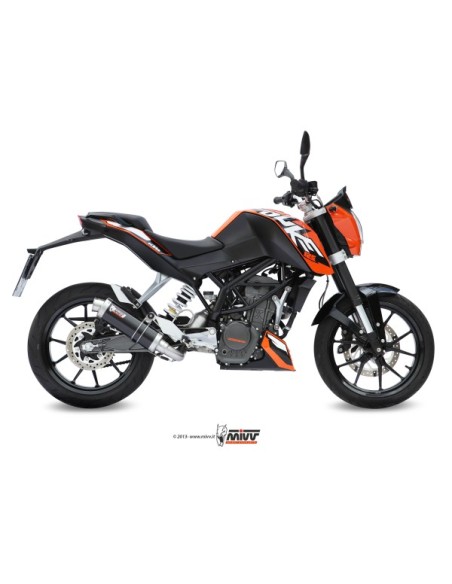 MIVV FULL SYSTEM 1X1 GP BLACK KTM 125 DUKE 2011-16 / 200 DUKE 2012-14