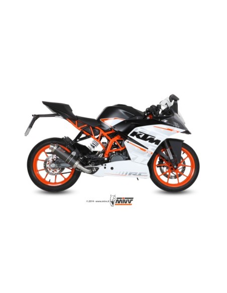 MIVV FULL SYSTEM 1X1 GP CARBON KTM RC 390 2014-16