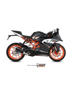 MIVV FULL SYSTEM 1X1 GP BLACK KTM RC 125 2014-16