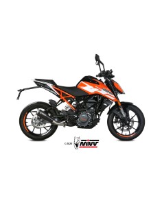 MIVV SLIP-ON X-M1 BLACK KTM 125/390 DUKE / RC 125/390 2017-20