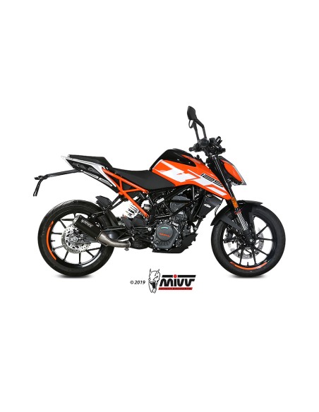 MIVV SLIP-ON MK3 BLACK KTM 125/390 DUKE / RC 125/390 2017-20
