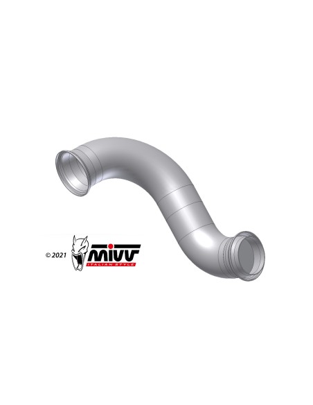 MIVV TUBO NO KAT (COMPATIBLE CON SILENCIOSO MIVV Y ORIGINAL) KTM 790 DUKE 2018-20 / 890 DUKE 2020-24