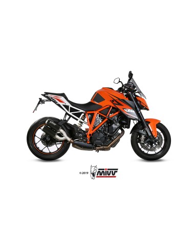 MIVV 2 SLIP-ON MK3 BLACK KTM 1290 SUPERDUKE 2014-19