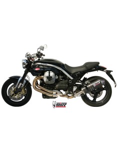 MIVV SLIP-ON OVAL CARBONO CON TAPA CARBONO MOTO GUZZI GRISO 850 / 1100 06-11 / GRISO 1200 07-16