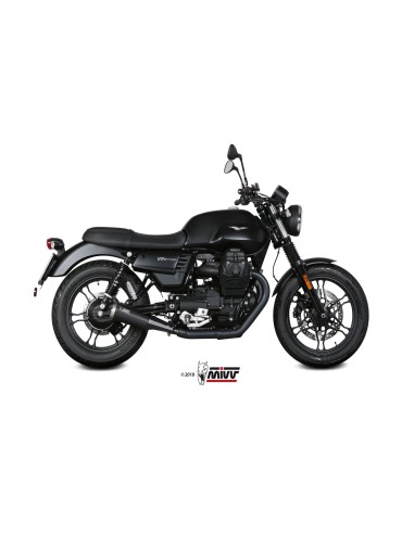 MIVV 2 SLIP-ON GHIBLI BLACK MOTO GUZZI V7 III 2017-22