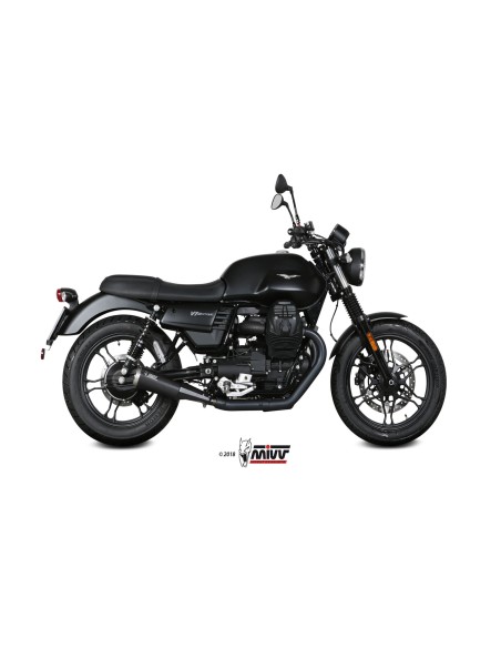 MIVV 2 SLIP-ON GHIBLI BLACK MOTO GUZZI V7 III 2017-22