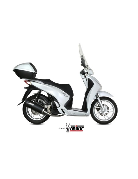 MIVV FULL SYSTEM 1X1 MOVER BLACK HONDA SH 125 2013-16 / SH 150 2013-16