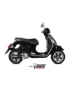 MIVV SLIP-ON MOVER BLACK PIAGGIO VESPA GTS 300 2008-20