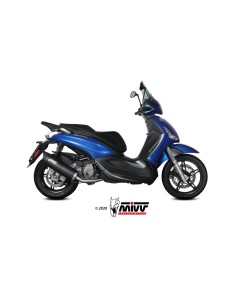 MIVV FULL SYSTEM 1X1 MOVER BLACK PIAGGIO BEVERLY 350 2017-20