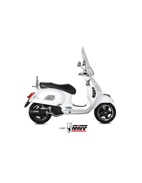 MIVV FULL SYSTEM 1X1 MOVER BLACK PIAGGIO VESPA GTS 125 2017-18