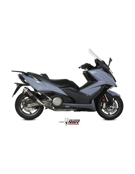 MIVV SLIP-ON DELTA RACE ST. STEEL KYMCO AK550 2017-20