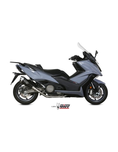 MIVV FULL SYSTEM 2X1 DELTA RACE ST. STEEL KYMCO AK550 2017-20