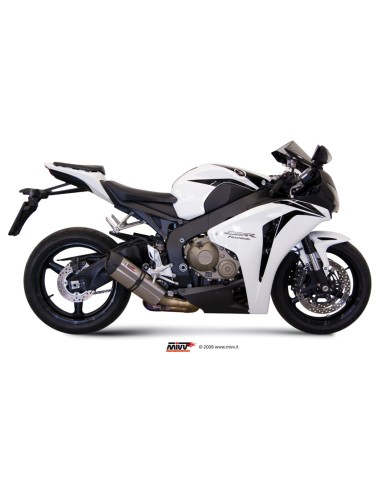 MIVV FULL SYSTEM 4X2X1 SUONO FULL TITANIUM CON TAPA CARBONO HONDA CBR 1000 RR 2008-13