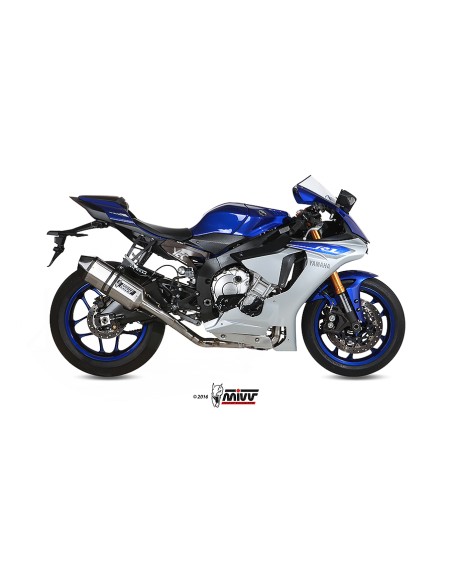 MIVV FULL SYSTEM 4X2X1 SPEED EDGE FULL TITANIUM YAMAHA YZF 1000 R1 2015-23