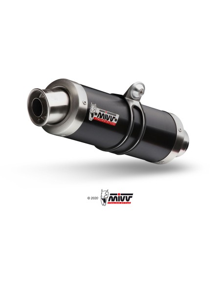 MIVV SLIP-ON GP BLACK SUZUKI GSX-R 1000 2005-06