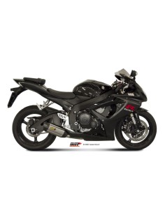 MIVV SLIP-ON SUONO ST. STEEL CON TAPA CARBONO SUZUKI GSX-R 600 / GSX-R 750 2006-07