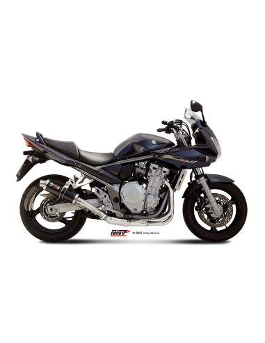MIVV SLIP-ON GP BLACK SUZUKI GSF 1250 BANDIT 2007-16 / GSX 1250 FA 2009-16