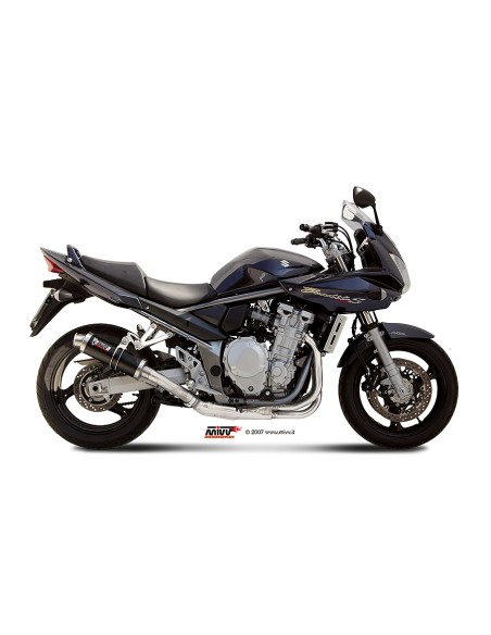 MIVV SLIP-ON GP BLACK SUZUKI GSF 1250 BANDIT 2007-16 / GSX 1250 FA 2009-16