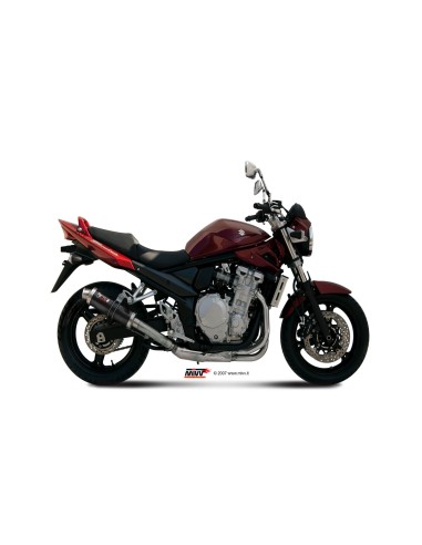 MIVV SLIP-ON GP BLACK SUZUKI GSF 650 BANDIT 2007-15 / GSX 650 F 2008-15