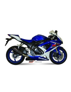 MIVV SLIP-ON SUONO BLACK CON TAPA CARBONO SUZUKI GSX-R / GSX-R 750 600 2008-10