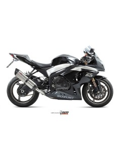 MIVV 2 SLIP-ON SUONO ST. STEEL CON TAPA CARBONO SUZUKI GSX-R 1000 2009-11
