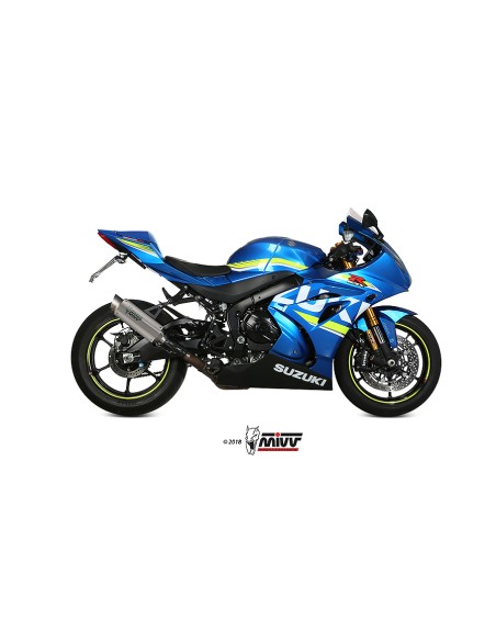 MIVV SLIP-ON GP PRO TITAN SUZUKI GSX-R 1000 2017-20