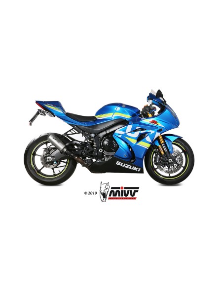 MIVV SLIP-ON MK3 ST. STEEL SUZUKI GSX-R 1000 2017-20