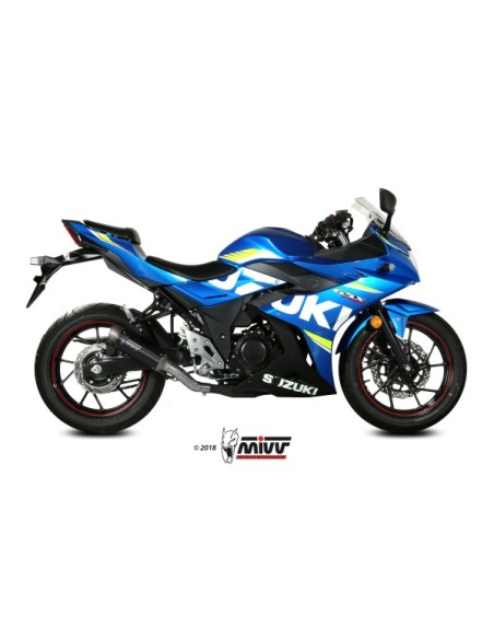 MIVV SLIP-ON GP PRO BLACK SUZUKI GSX 250 R 2017-20
