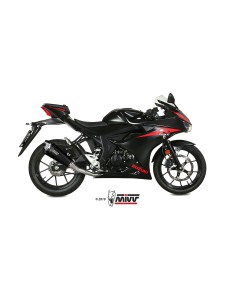 MIVV FULL SYSTEM 1X1 DELTA RACE BLACK SUZUKI GSX-R 125 / GSX-S 125 2017-20