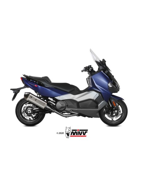 MIVV FULL SYSTEM 2X1 SPEED EDGE ST. STEEL CON TAPA CARBONO SYM MAXSYM TL 500 / 508 2020